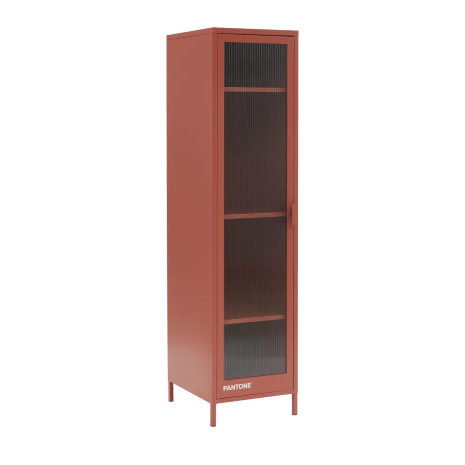 Discount Pantone NINO Colonne de rangement 1 porte en métal H180cm