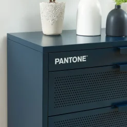 Online Pantone NINO Commode 4 tiroirs en métal L80cm