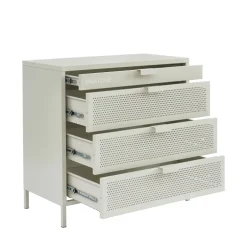 Online Pantone NINO Commode 4 tiroirs en métal L80cm