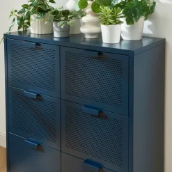 New Pantone NINO Commode 6 tiroirs en métal L90cm