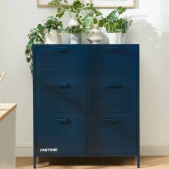 New Pantone NINO Commode 6 tiroirs en métal L90cm