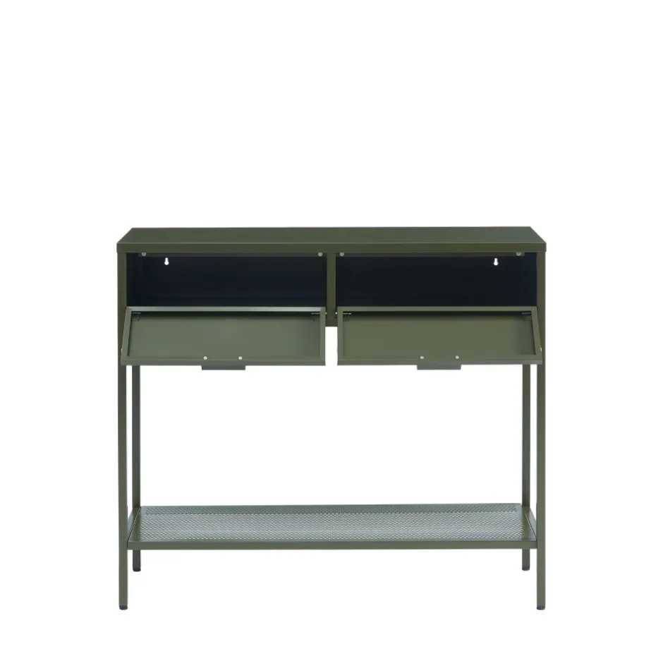 Sale Pantone NINO Console 2 tiroirs en métal L100cm