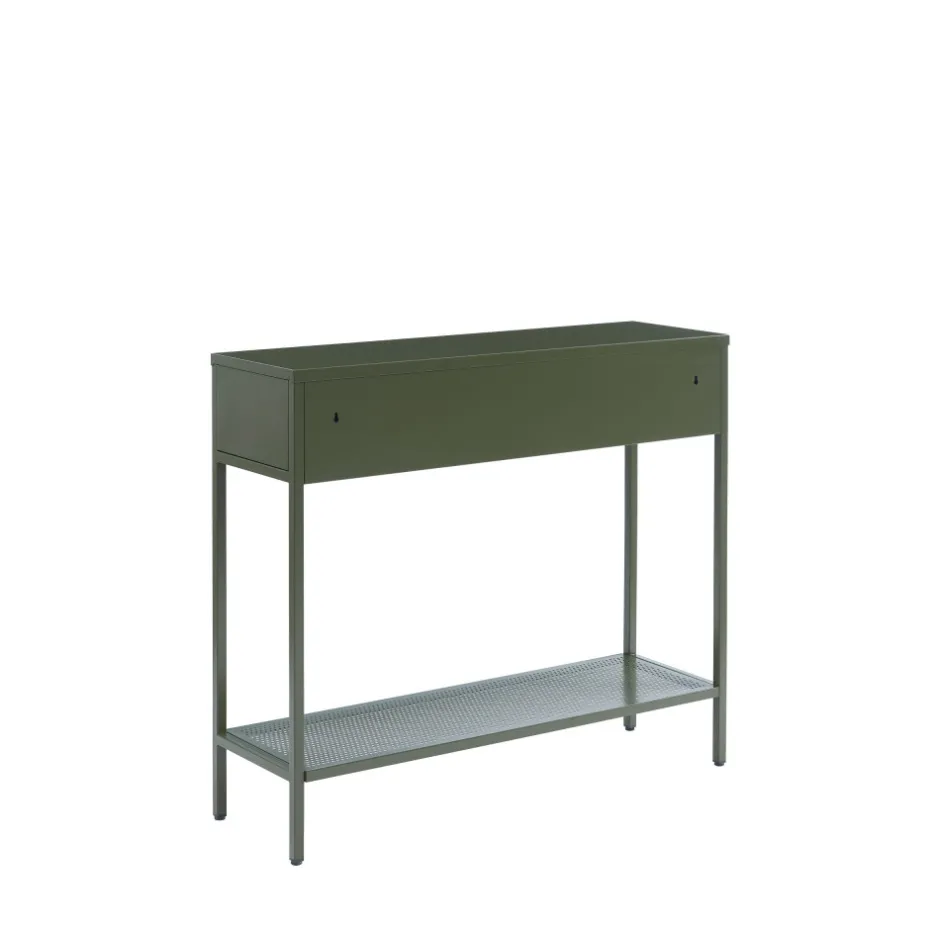 Sale Pantone NINO Console 2 tiroirs en métal L100cm