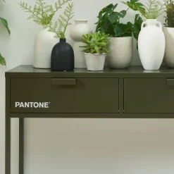 Sale Pantone NINO Console 2 tiroirs en métal L100cm