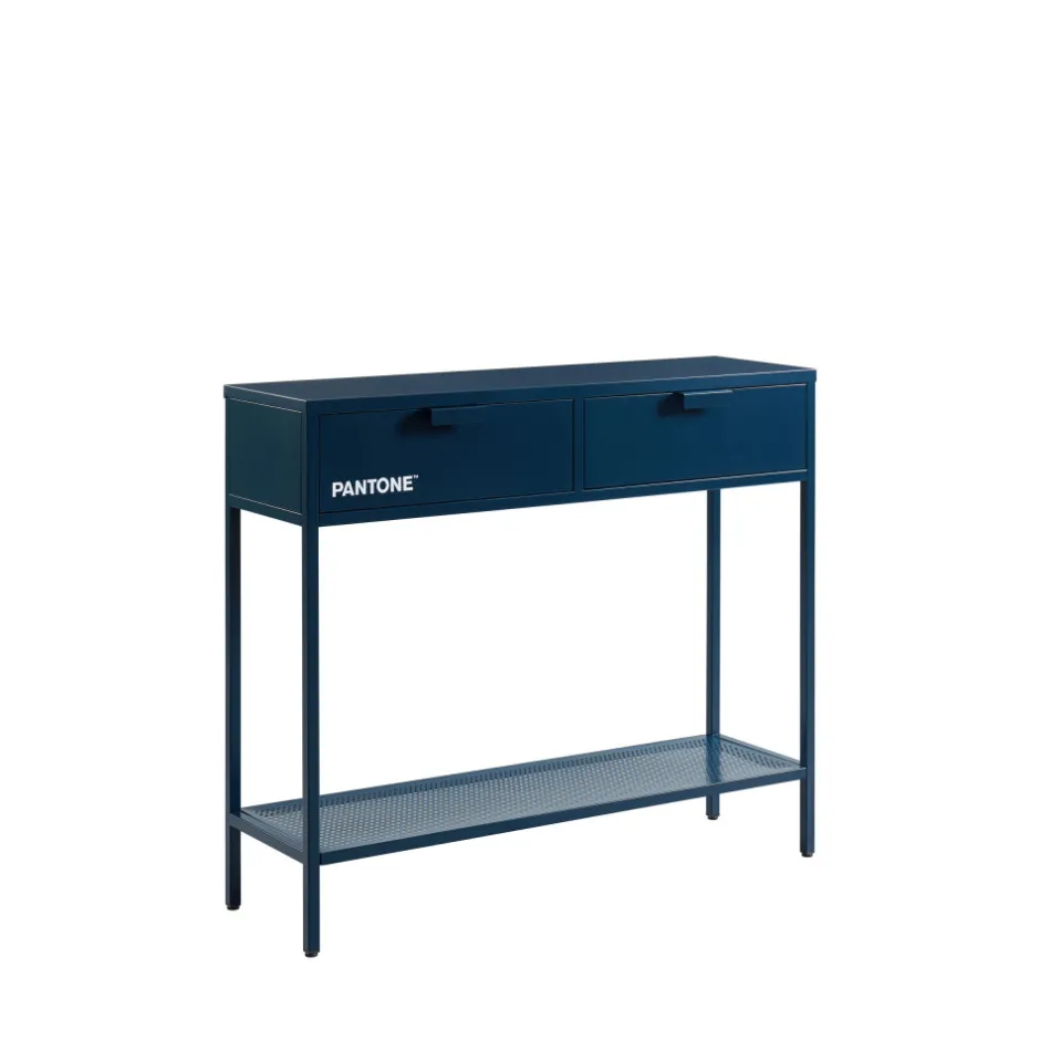 Sale Pantone NINO Console 2 tiroirs en métal L100cm
