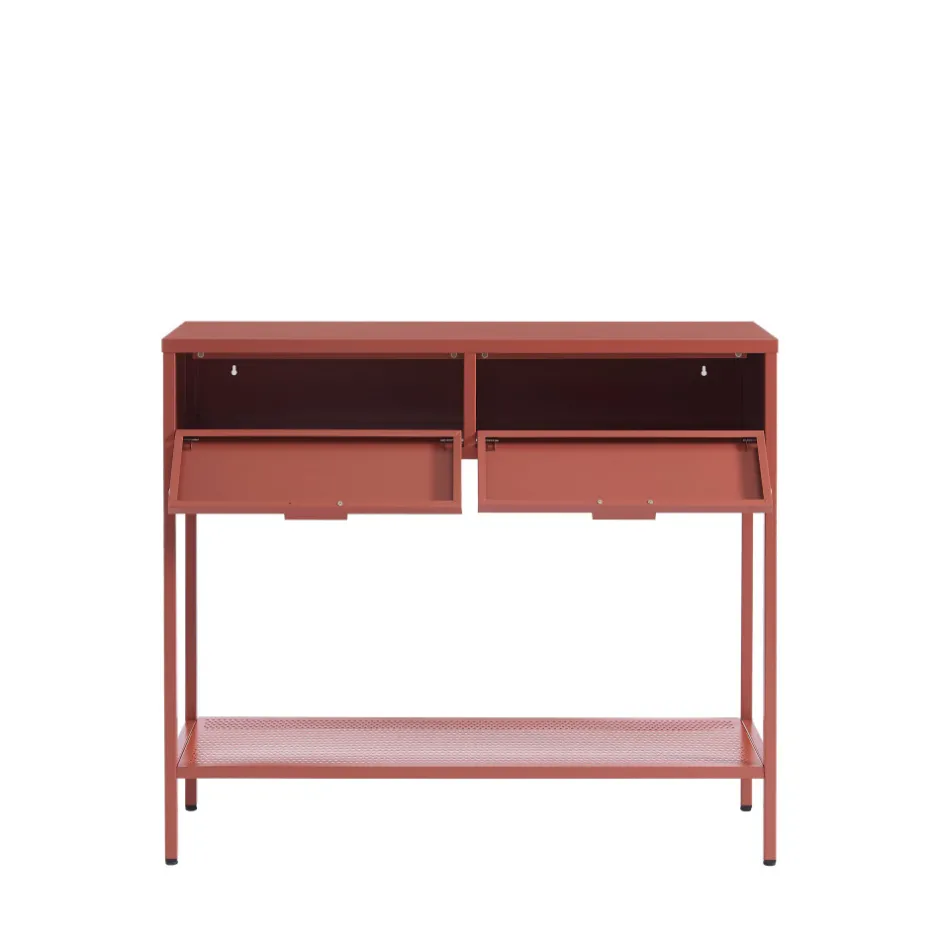Sale Pantone NINO Console 2 tiroirs en métal L100cm