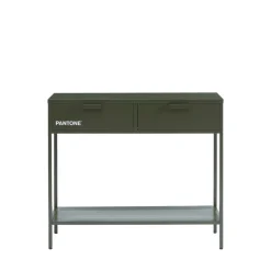 Sale Pantone NINO Console 2 tiroirs en métal L100cm