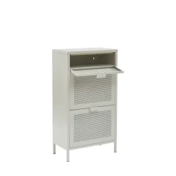 Outlet Pantone NINO Meuble à chaussures 2 portes 1 tiroir en métal L55cm
