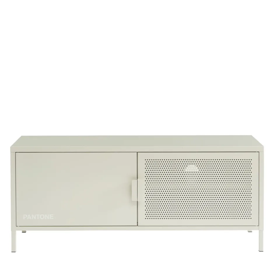 Outlet No name NINO Meuble TV 2 portes en métal PANTONE L120cm