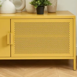 Outlet No name NINO Meuble TV 2 portes en métal PANTONE L120cm