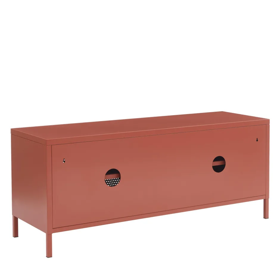 Outlet No name NINO Meuble TV 2 portes en métal PANTONE L120cm