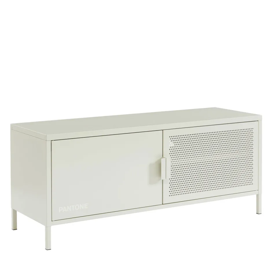 Outlet No name NINO Meuble TV 2 portes en métal PANTONE L120cm