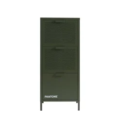 Pantone NINO Petit meuble de rangement 3 tiroirs en métal H105cm