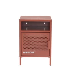 Pantone NINO Table de chevet 1 porte en métal
