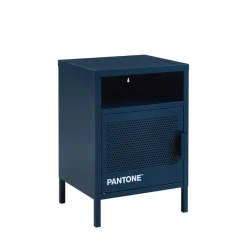 Pantone NINO Table de chevet 1 porte en métal