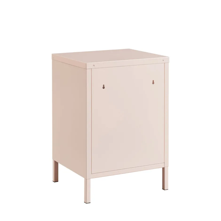 Pantone NINO Table de chevet 1 porte en métal