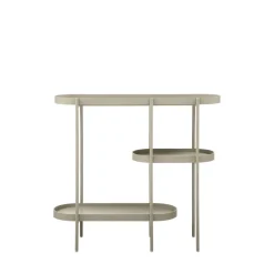 Sale Woood NOAN Console ovale en bois et métal L90cm