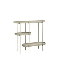 Sale Woood NOAN Console ovale en bois et métal L90cm