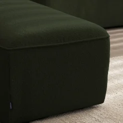 Sale Drawer NOOR Angle réversible pour canapé modulable en tissu bouclette