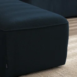 Sale Drawer NOOR Angle réversible pour canapé modulable en tissu bouclette