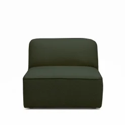 Online Drawer NOOR Chauffeuse pour canapé modulable en tissu bouclette