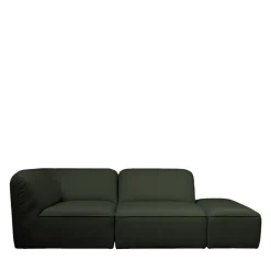Online Drawer NOOR Chauffeuse pour canapé modulable en tissu bouclette