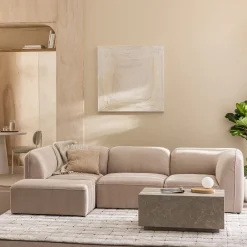 Outlet Drawer NOOR Pouf pour canapé modulable en tissu