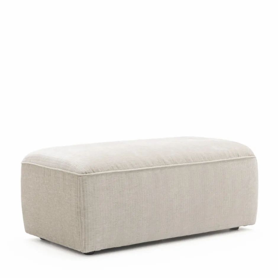Discount Drawer NOOR Pouf pour canapé modulable en velours côtelé