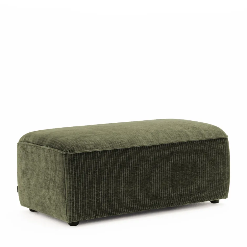 Discount Drawer NOOR Pouf pour canapé modulable en velours côtelé