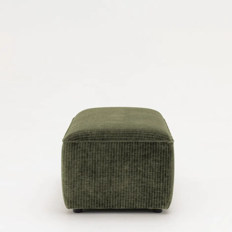 Discount Drawer NOOR Pouf pour canapé modulable en velours côtelé