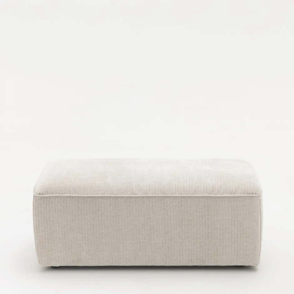 Discount Drawer NOOR Pouf pour canapé modulable en velours côtelé