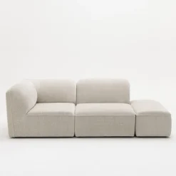Discount Drawer NOOR Pouf pour canapé modulable en velours côtelé