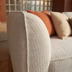 Discount Drawer NOOR Pouf pour canapé modulable en velours côtelé