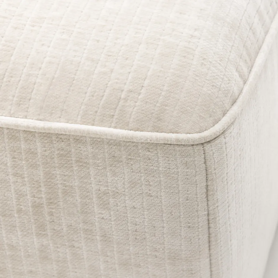 Discount Drawer NOOR Pouf pour canapé modulable en velours côtelé