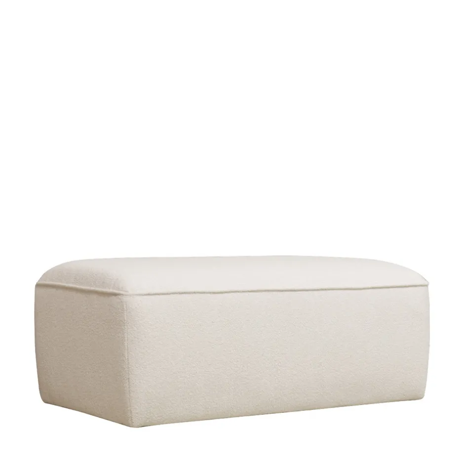 Hot Drawer NOOR Pouf pour canapé modulable en tissu bouclette
