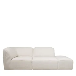 Hot Drawer NOOR Pouf pour canapé modulable en tissu bouclette