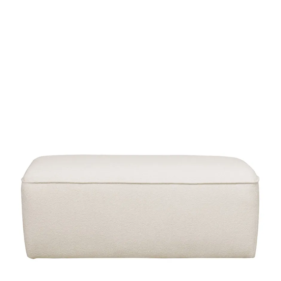 Hot Drawer NOOR Pouf pour canapé modulable en tissu bouclette