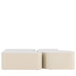 Online Venture Home NORLAND Lot de 3 tables basses organiques en bois 92x70cm