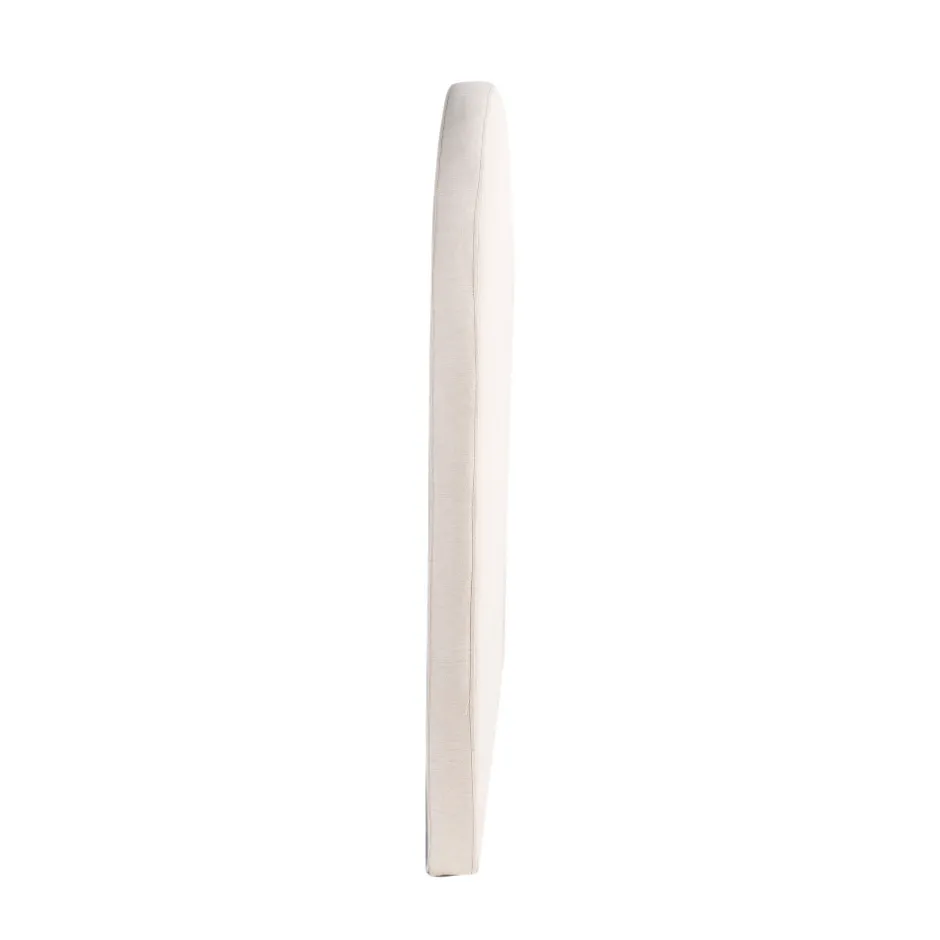 Clearance Drawer NOUSSA Tête de lit en coton et lin demi-lune L150cm