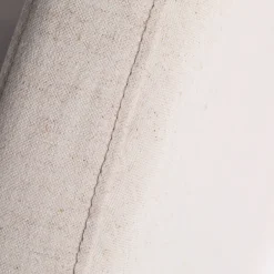 Clearance Drawer NOUSSA Tête de lit en coton et lin demi-lune L150cm