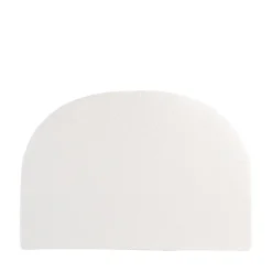 Clearance Drawer NOUSSA Tête de lit en tissu bouclette demi-lune L170cm