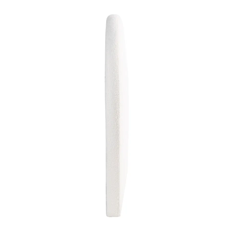 Clearance Drawer NOUSSA Tête de lit en tissu bouclette demi-lune L170cm