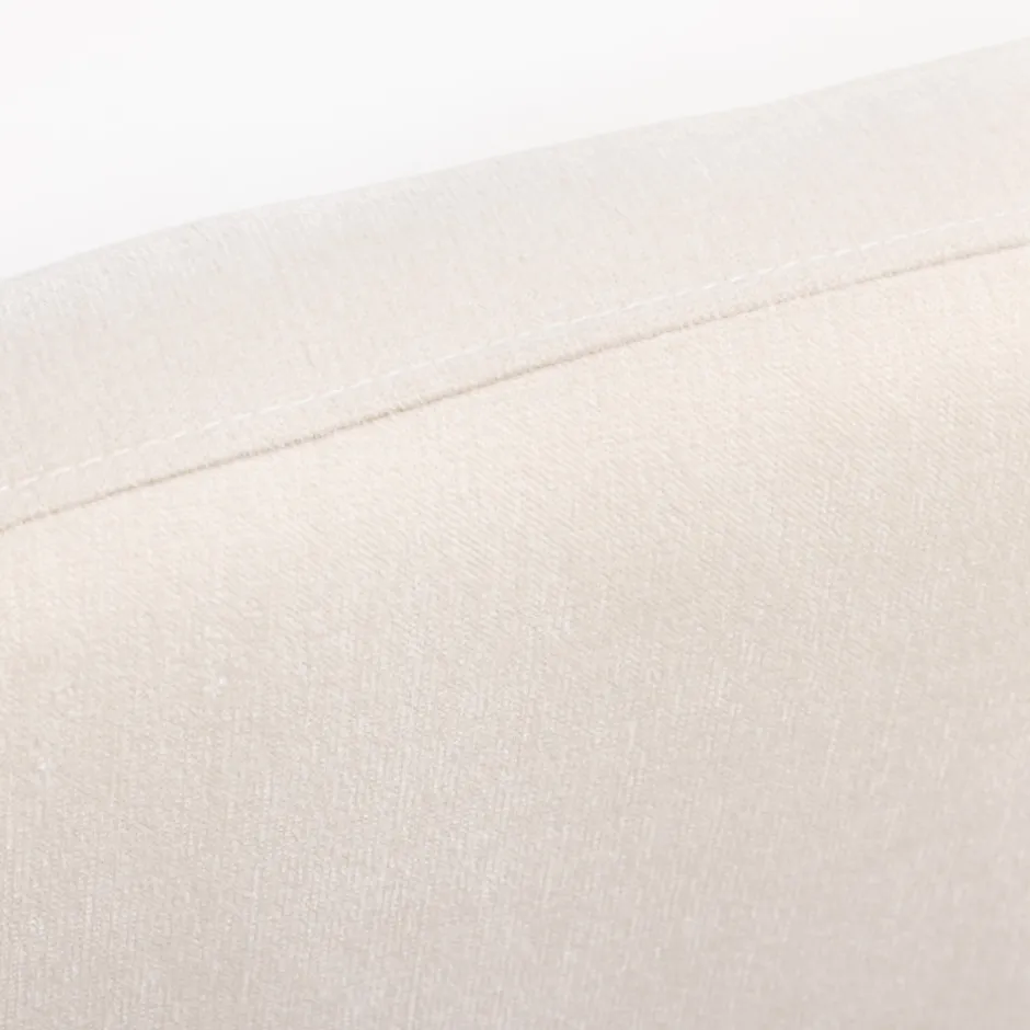 Hot Drawer NOUSSA Tête de lit en tissu chenille demi-lune L150cm