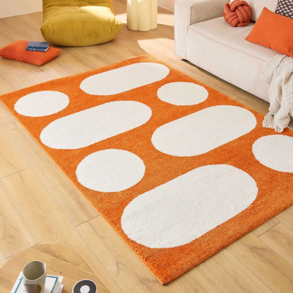 Hot Drawer NOVA Tapis vintage à motif rond