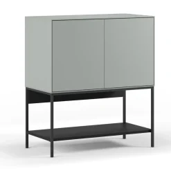 Discount No name NOXA Buffet 2 portes en bois et métal L80cm