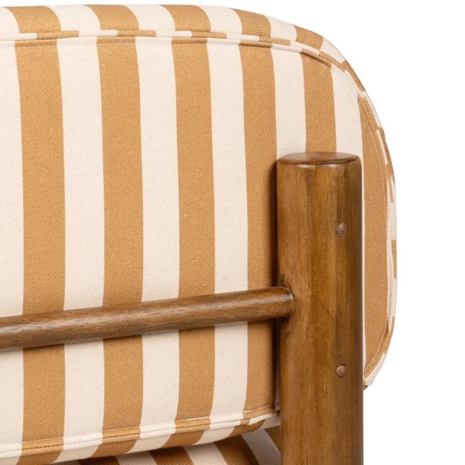 Best Drawer NUBO Fauteuil en tissu et bois