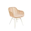 Best Drawer NUNUHAI Fauteuil de table en rotin pieds beiges