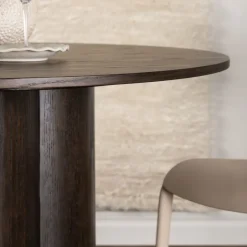 Sale Venture Home OLIVIA Table à manger 4 personnes ronde en bois