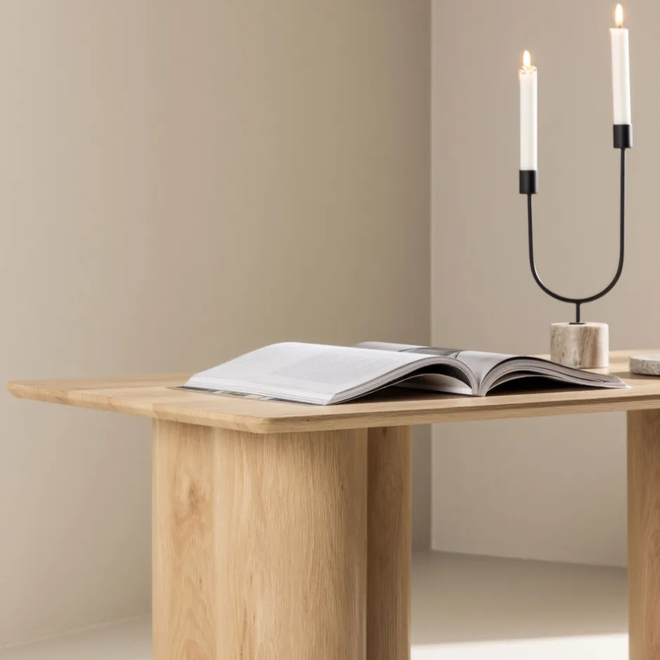 Outlet Venture Home OLIVIA Table basse en bois 120x60cm