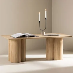 Outlet Venture Home OLIVIA Table basse en bois 120x60cm